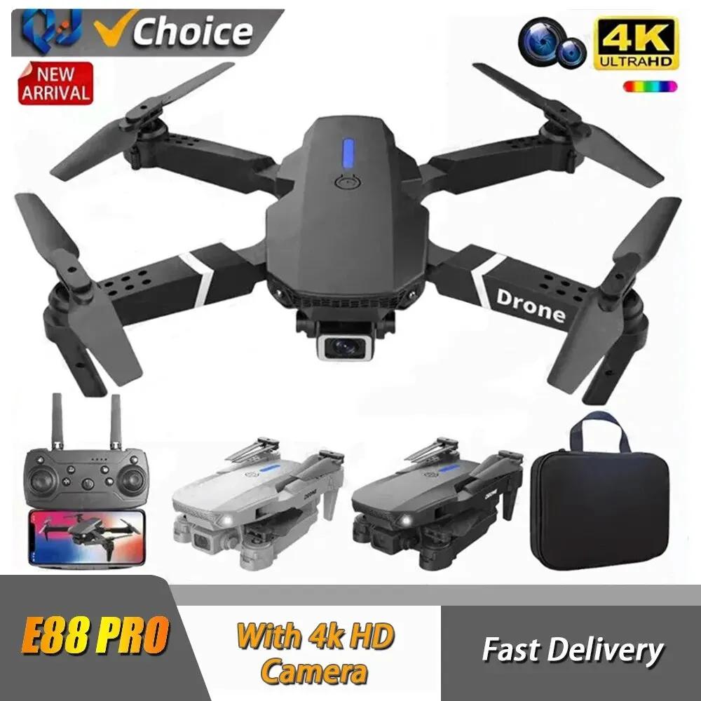 2024 E88Pro RC , 4K , 1080P  HD ī޶, ̽ ︮,  FPV    峭